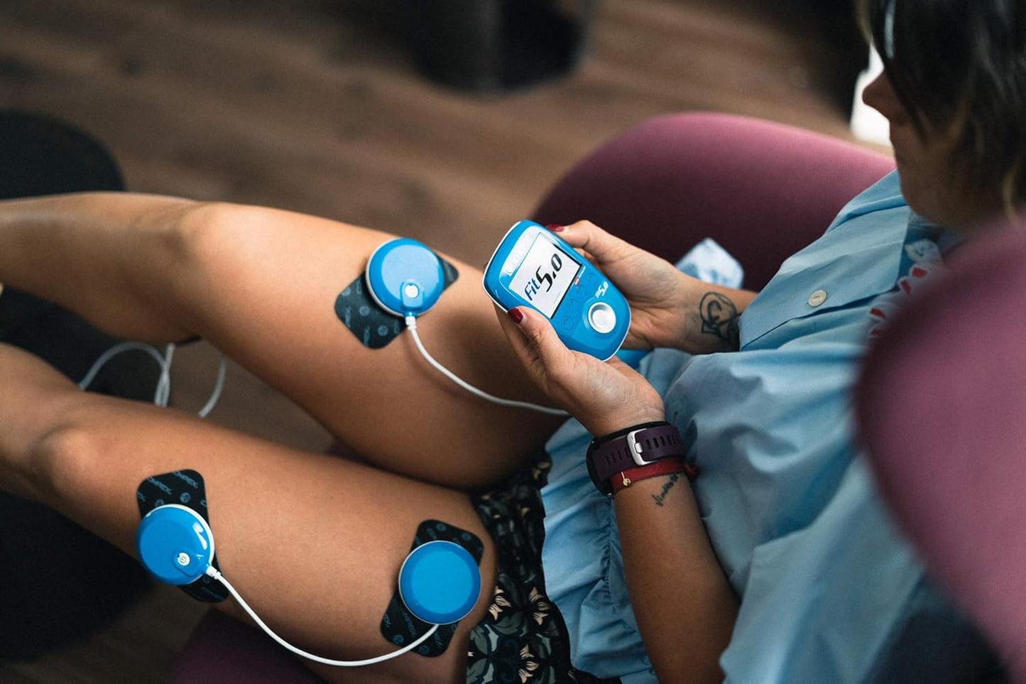 Fit 5.0 Muscle Stimulator: Wireless EMS for Strength & Recovery