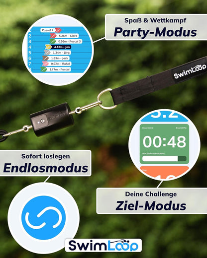 Bundle: Aktivitätstracker + Schwimmgurt, Heimtrainer für Widerstandstraining