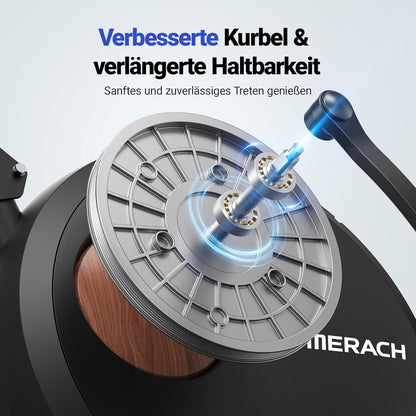 Liegeergometer: Heimtrainer mit Bluetooth und verstellbarer Rückenlehne