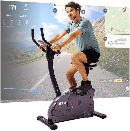 ET 6: Ergometer mit 24 Stufen, 12 kg Bremssystem, 150 kg Traglast