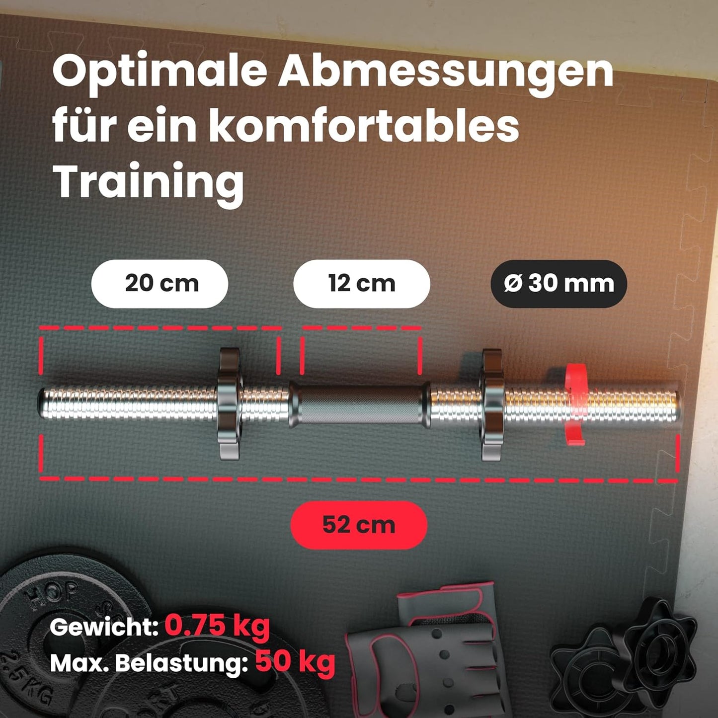 Hantelbank: Multifunktional mit Latzug, verstellbarer Schrägbank & Hantelset