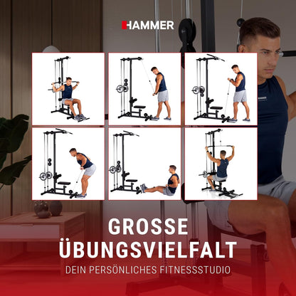 Multi Lat Tower Zugstation – Rückentrainer, Armtrainer, Bauchmuskeltrainer