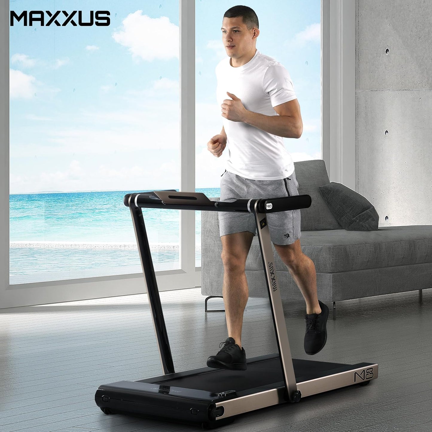 M8 Elektrisches Klappbares Laufband – 2.0 PS Motor, Bluetooth & App