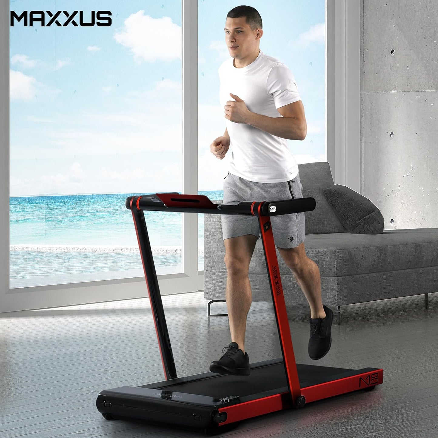 M8 Folding Electric Treadmill with Bluetooth & App Control