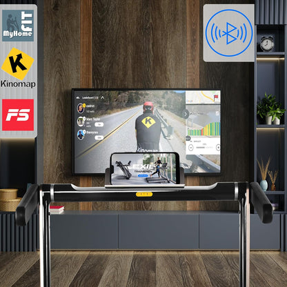 M8 Elektrisches Klappbares Laufband – 2.0 PS Motor, Bluetooth & App